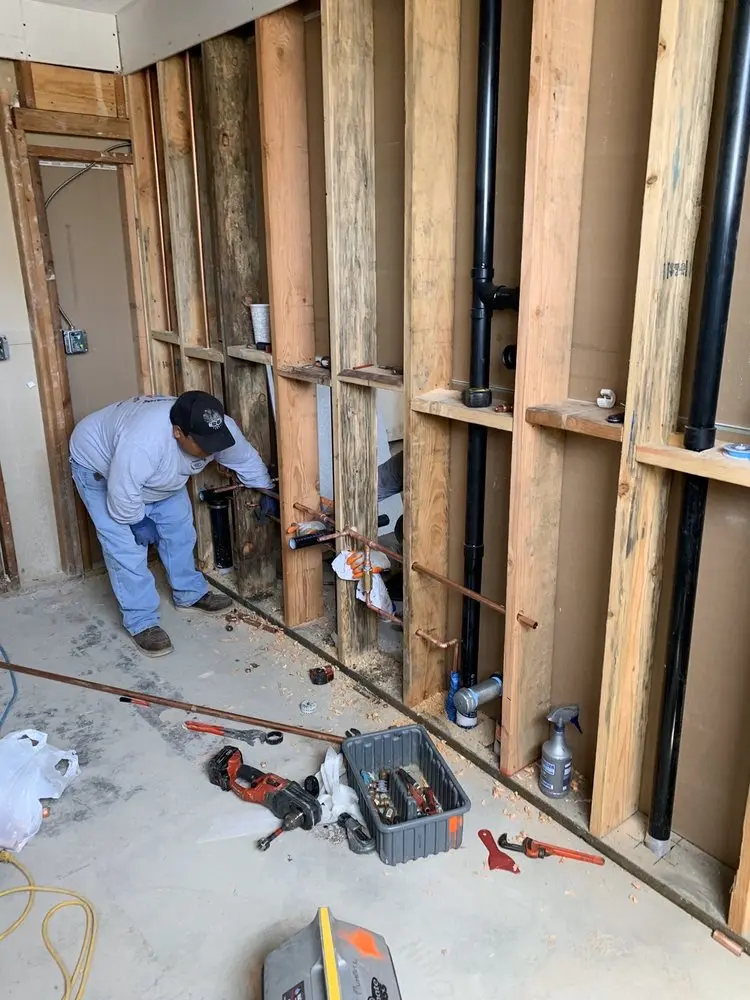 Commercial rough-in plumbing for Gas Line Repair in Port Chester